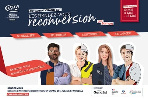 Rendez-vous de la reconversion du 10 au 12 mai 2023 en Grand Est